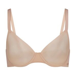 skims no show unlined demi bra